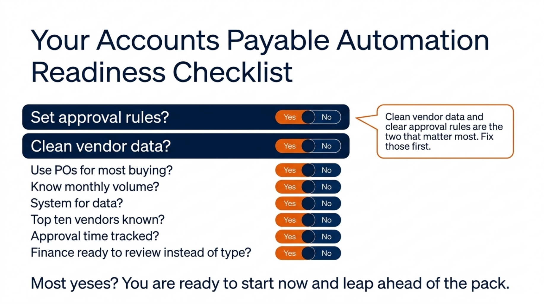 Master Touchless Accounts Payable Automation With AI 6 Your Accounts Payable Automation Readiness Checklist