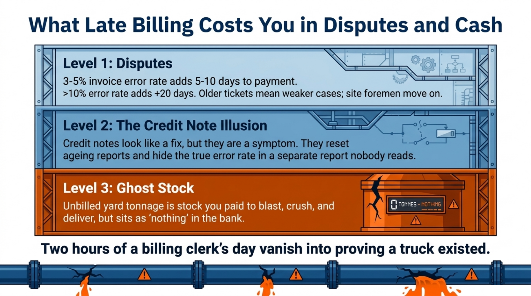 Weighbridge Billing Accuracy: Stop Critical Revenue Leaks 5 What Late Billing Costs You in Disputes and Cash