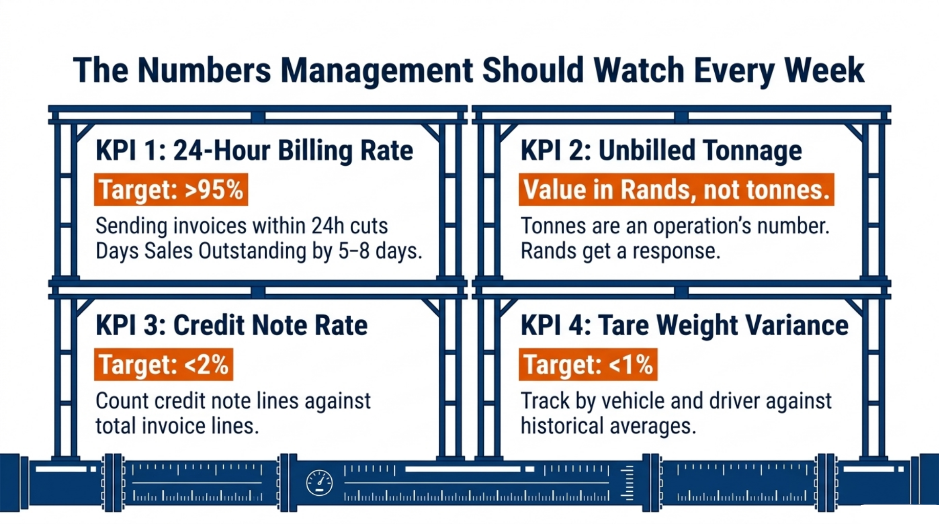 Weighbridge Billing Accuracy: Stop Critical Revenue Leaks 6 The Numbers Management Should Watch Every Week